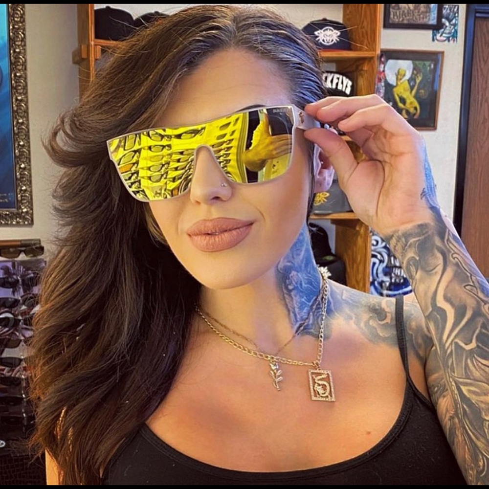 Mirror Single Lens Sunglasses 🕶 MONO FLY 🔥… - Picture 11 of 16